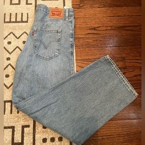 Levi’s high waisted straight jeans